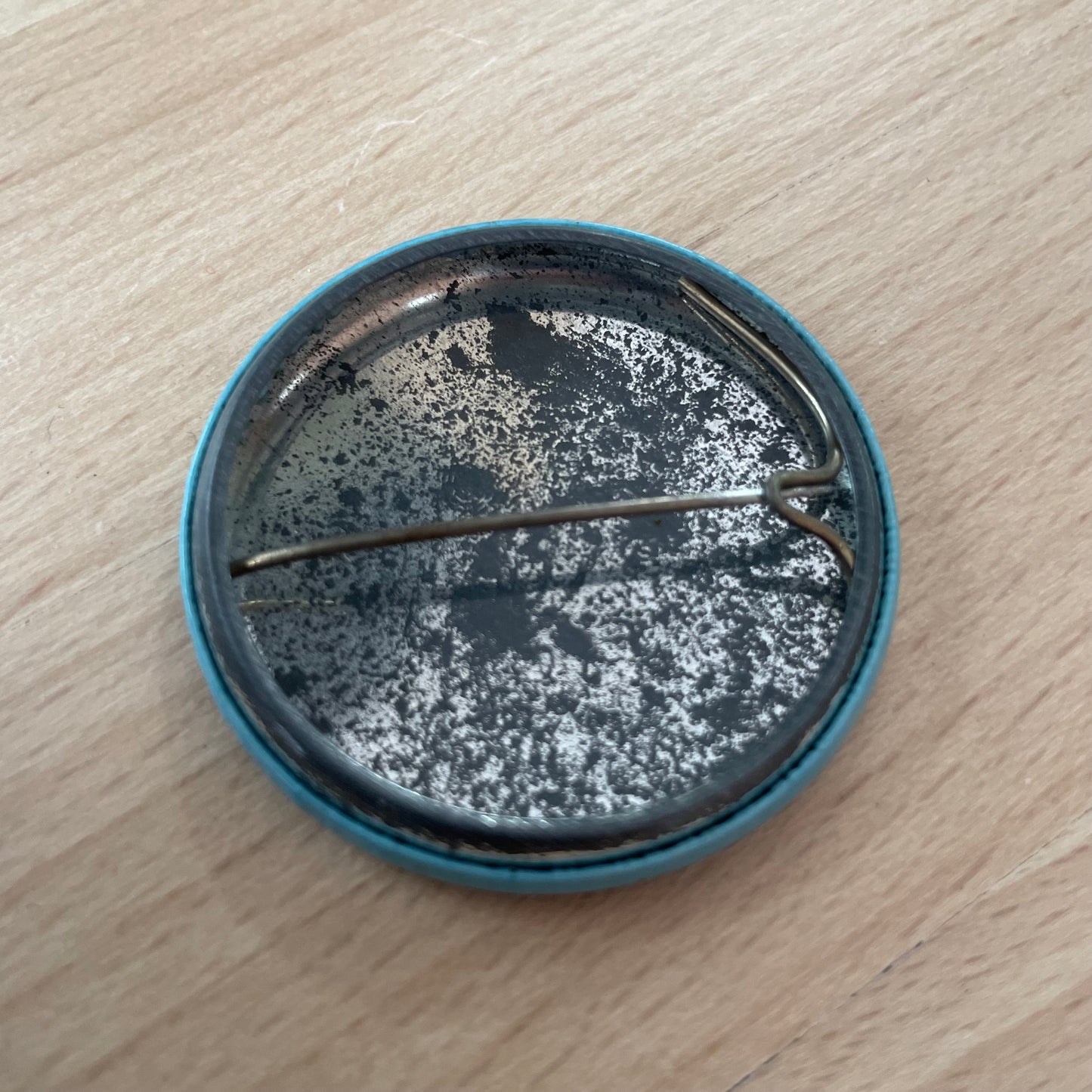 Vintage “I Love Dogs” Blue Pinback Button – 1970s Pet Lover Badge 1.75”