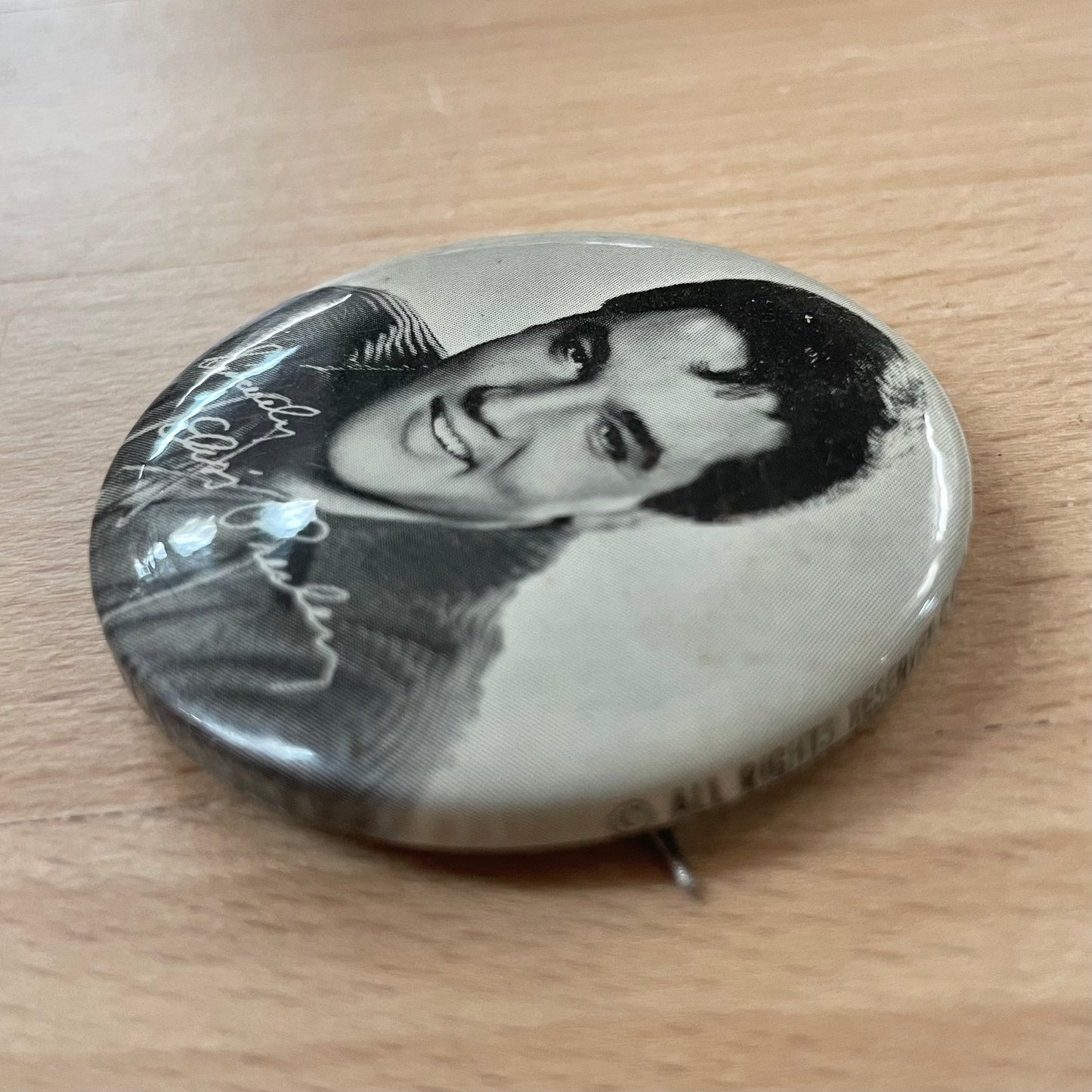 Vintage Elvis Presley Fan Club Button – 1950s Rock & Roll Memorabilia (1.75")