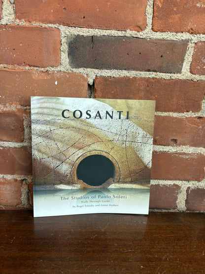 Cosanti book standing, front cover