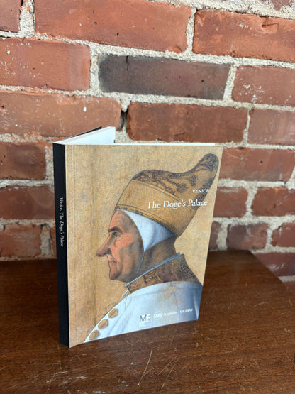 The Doge's Palace Venice guidebook cover with a Doge portrait