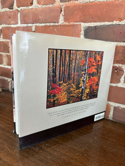 Maine: The Seasons — open to a fall foliage spread