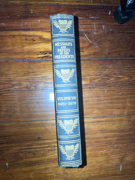 Antique “Messages and Papers of the Presidents” 10-Volume Set – U.S. History Collection