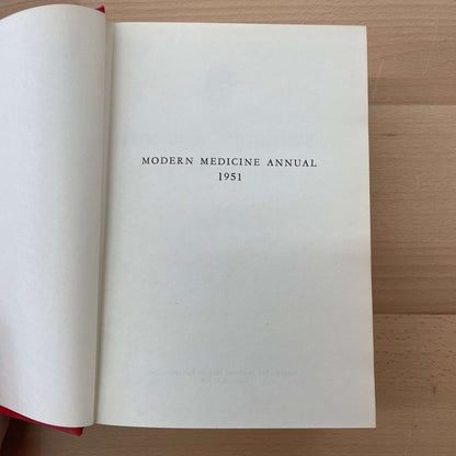 Modern Medicine Annual 1951 — title page