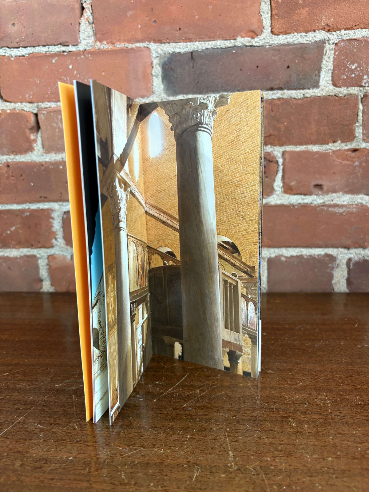 Torcello basilica guidebook standing open