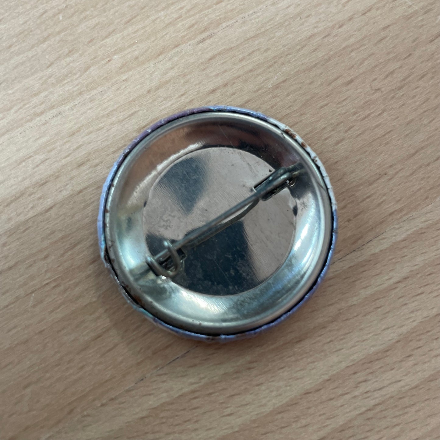 Vintage 1970s Sunshine & Rainbow Pinback Button – 1.5” – Groovy Retro Graphic