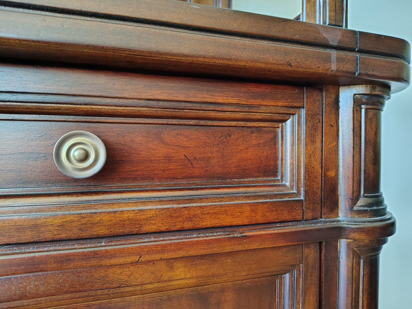 Seven Seas by Hooker Furniture Cherry Hutch & Buffet Sideboard