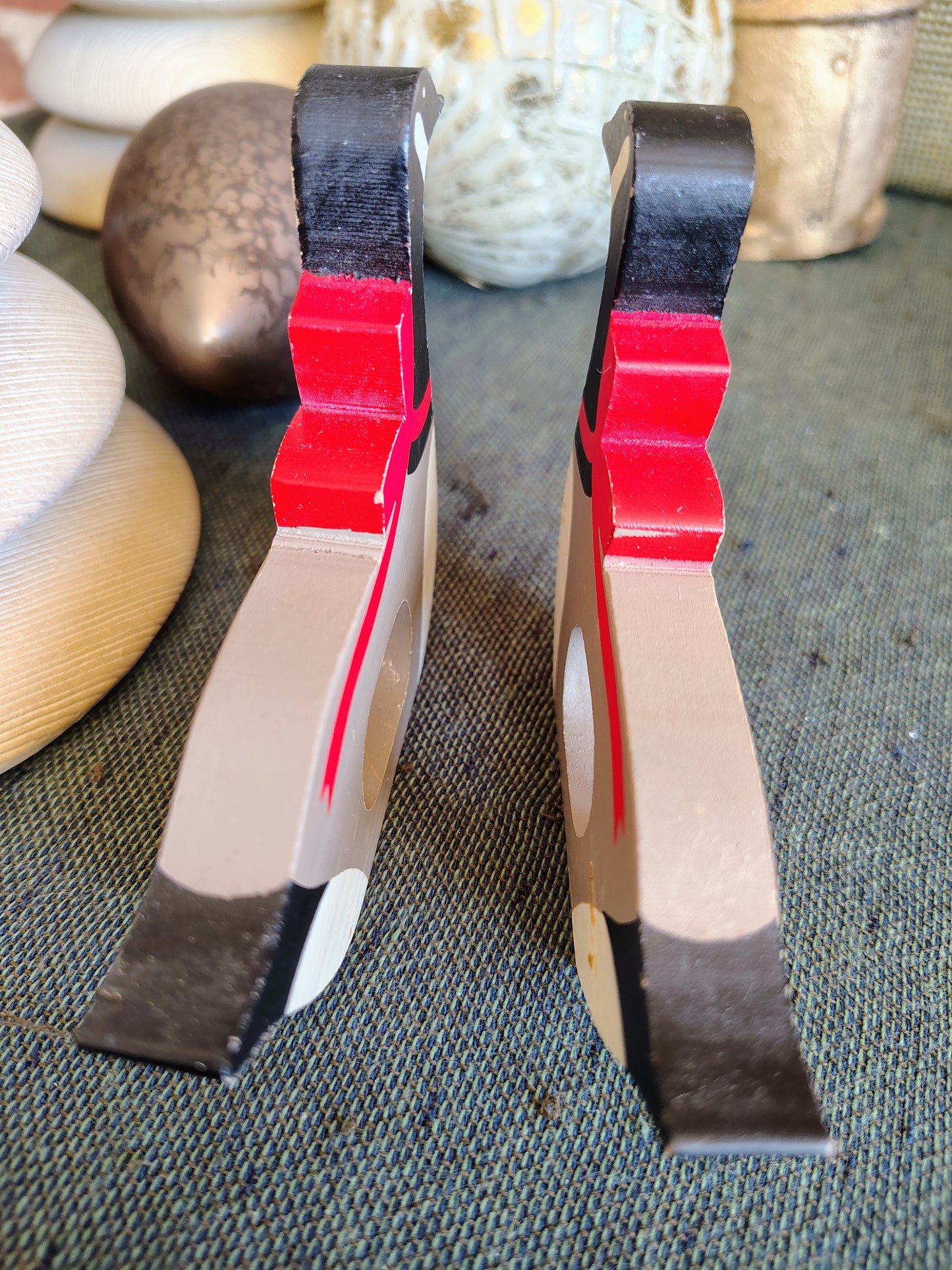 Vintage Hallmark Wooden Goose Christmas Napkin Rings – Set of 2