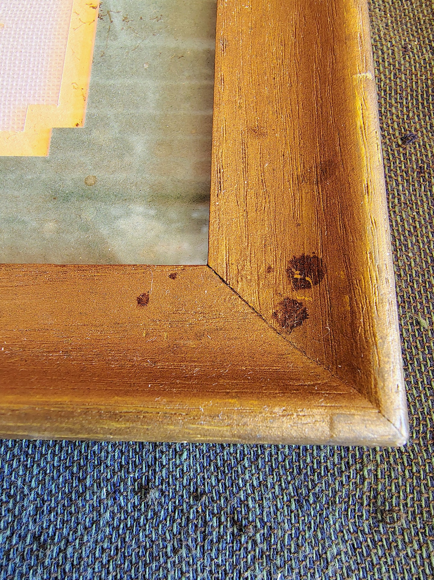 Vintage 1970s Needlepoint Angel Wall Art Set – Colorful Framed Hand-Stitched Textile Decor, Folk Art Christmas Angels, 11x11” Pair