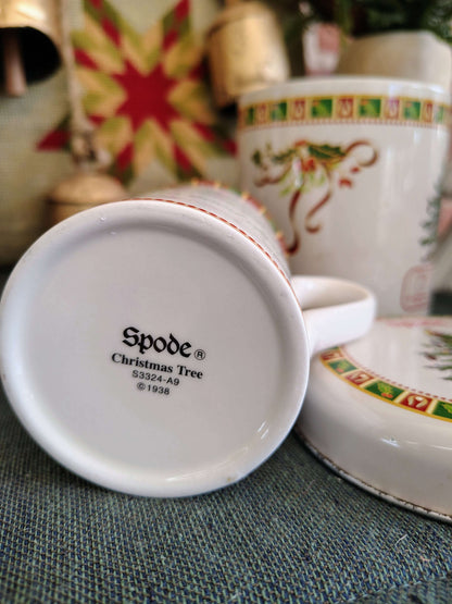Spode Christmas Tree Sentiment Mug in Holiday Gift Tin (Since 1938 Design) – photo 7 of 8