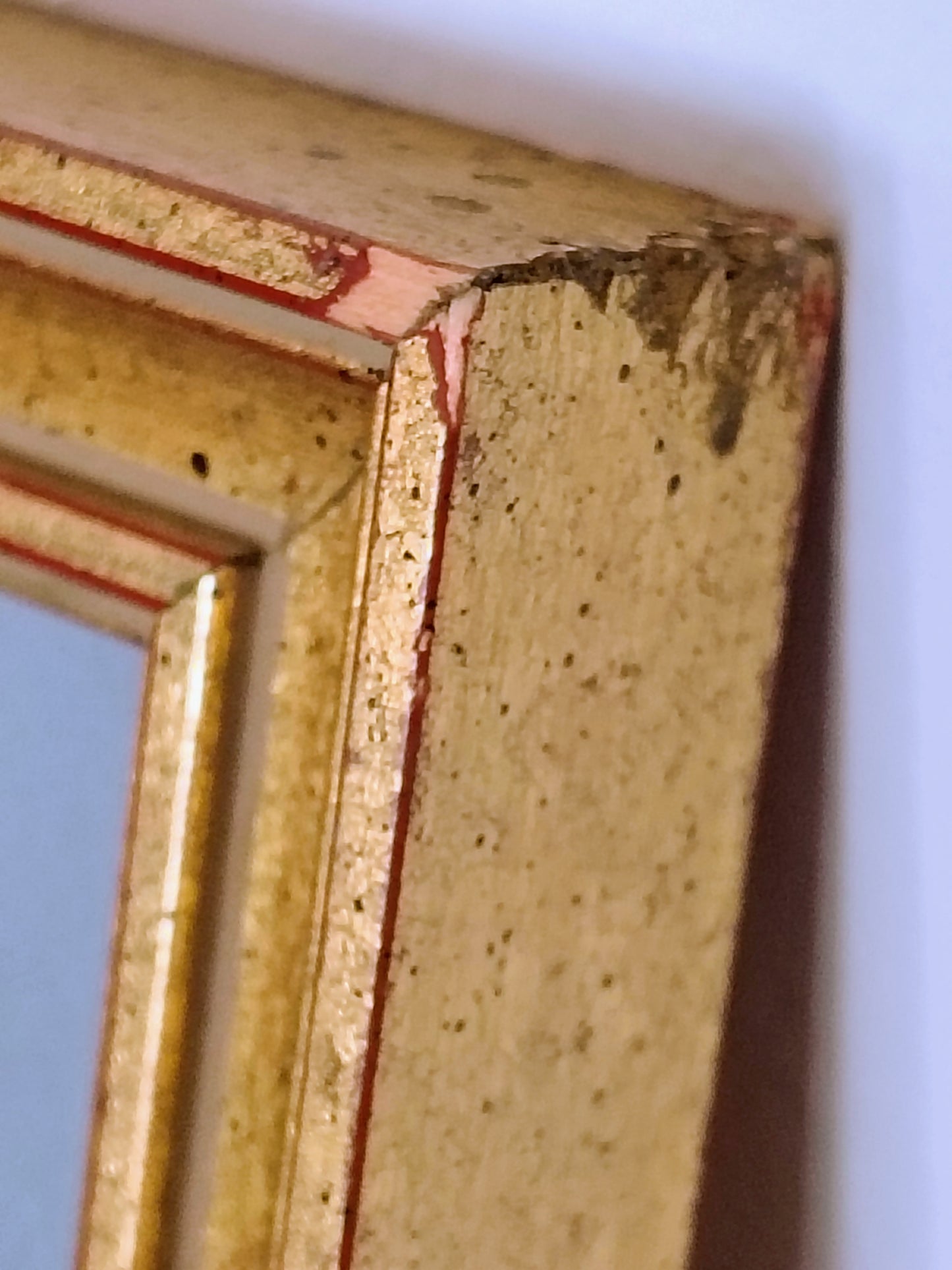 Michel Delacroix Christmas Winter Cityscape Original Lithograph – Snowy Paris Street Scene in Gold Frame