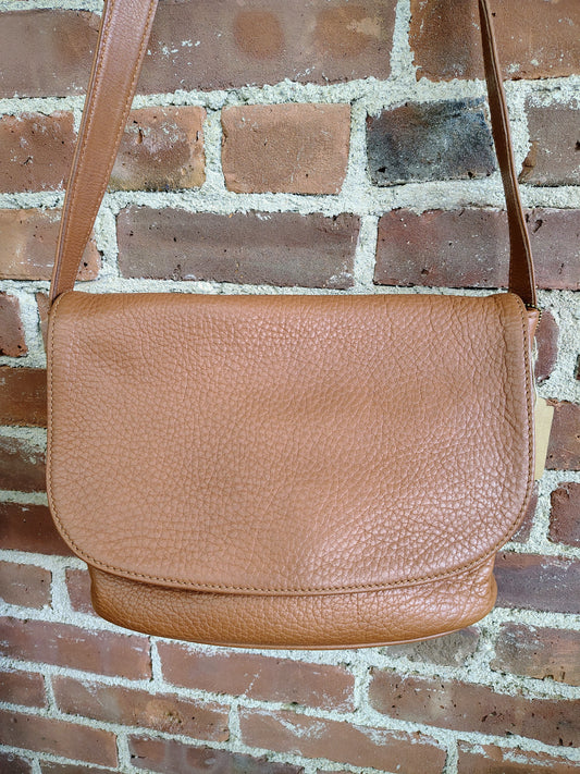 Coach 4903 Tan Pebbled Leather Crossbody Bag – Excellent Condition