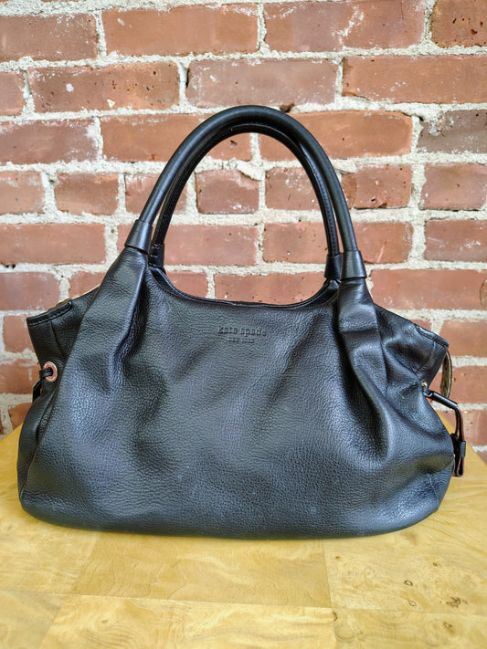 Kate Spade Westbury Bess Pebble Leather Shoulder Bag – Black