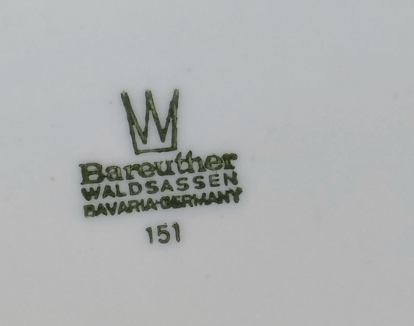 Bareuther Waldsassen Bavaria Fruit Plates, Set of 6 — Gold Rim, Assorted Fruit Designs, 7.5–8"