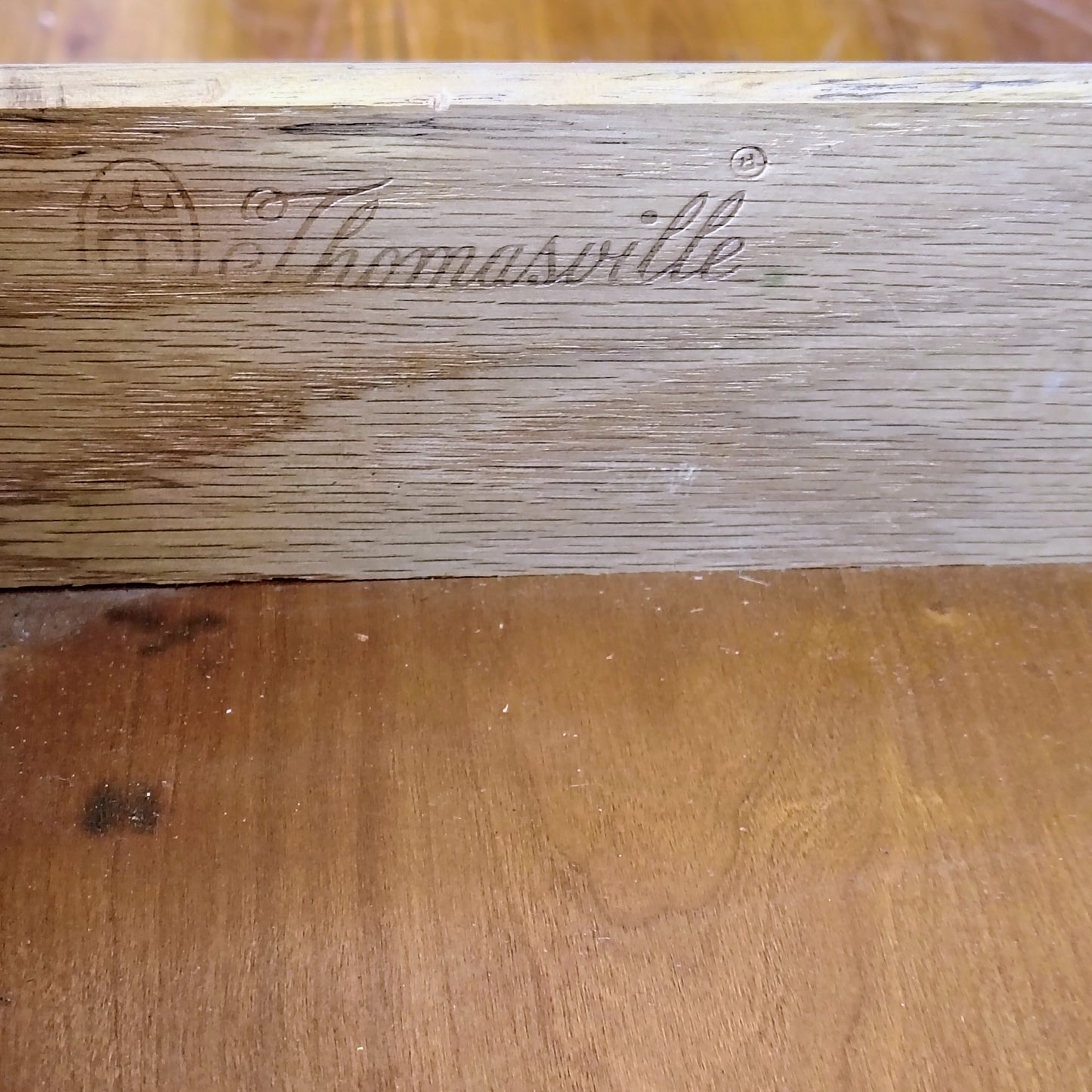 Thomasville Neoclassical Walnut Dropleaf Server - Vintage Mid 20th Century