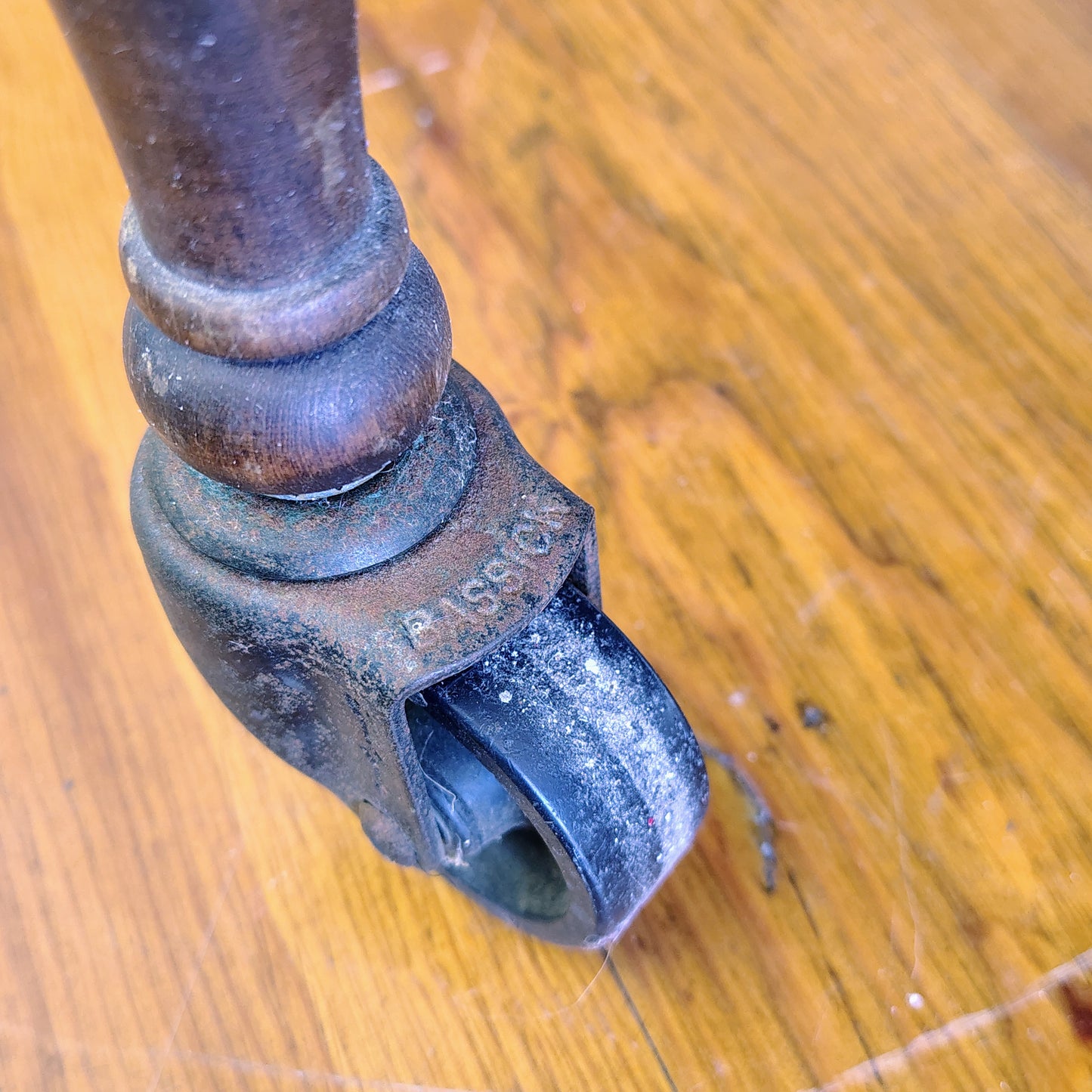 Vintage Dark Wood Tea Cart with Drawer and Removable Tray, 16” x 24” x 28”