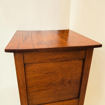 Antique English Oak Barley Twist Pot Cupboard, Diamond Boss Cabinet