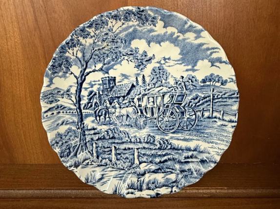 Vintage Staffordshire England Myott “Royal Mail” China Set – 60-Piece Service for 12, Never Used, Original Boxes (C. 1950s–60s)