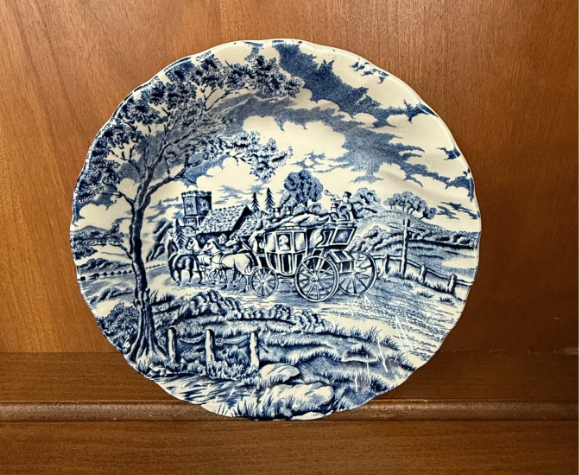 Vintage Staffordshire England Myott “Royal Mail” China Set – 60-Piece Service for 12, Never Used, Original Boxes (C. 1950s–60s)