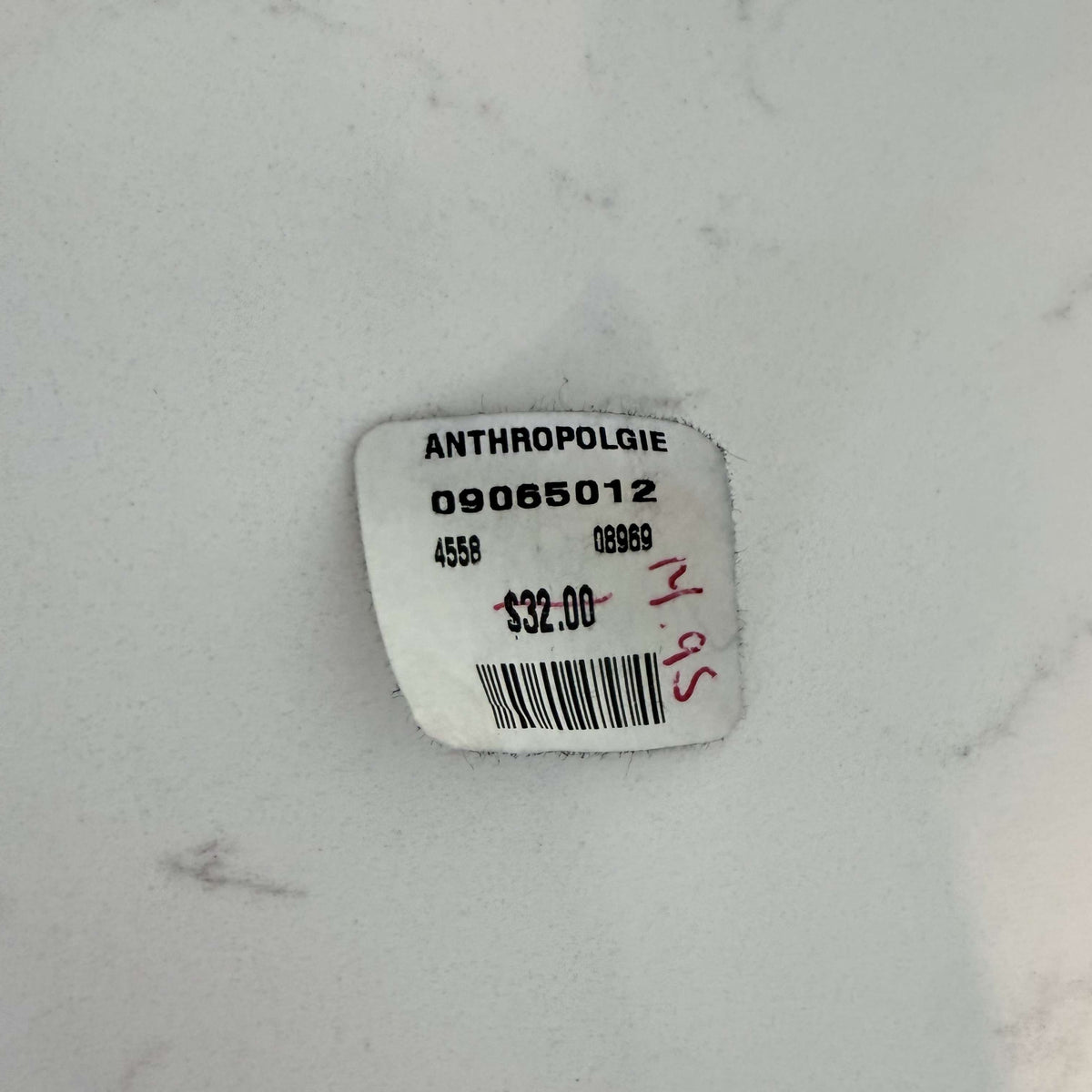 Original Anthropologie price tag on the candlesticks, $32