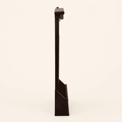 Side profile of the tall wall mirror with box shelf