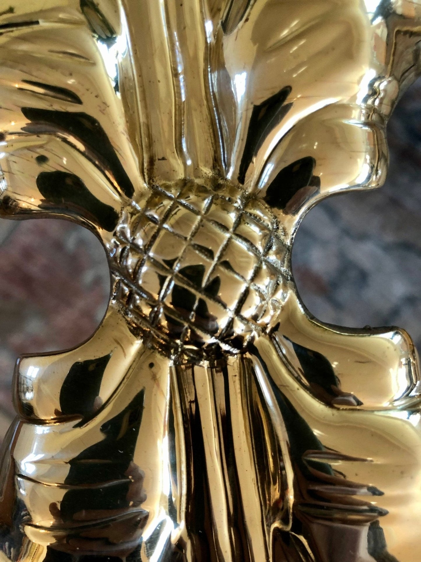 Brass Curtain Tiebacks, Pair — Ornate Versailles Style, 9.5", Made in India - Loom Vintage