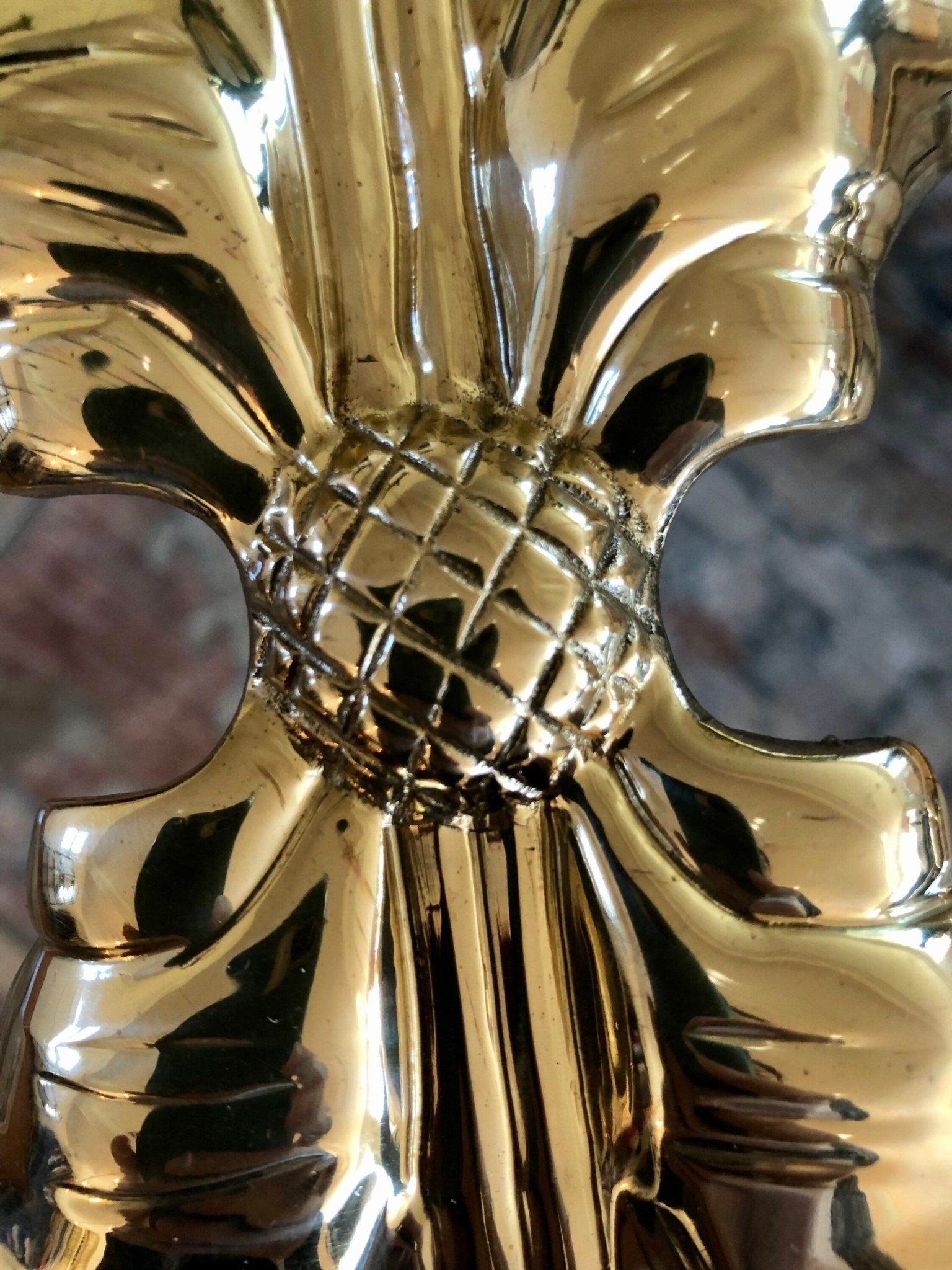 Brass Curtain Tiebacks, Pair — Ornate Versailles Style, 9.5", Made in India - Loom Vintage