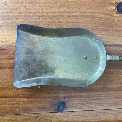 Brass Horse - Head Fireplace Tool Set & Stand, Custom Decor Inc. (1980) - Loom Vintage