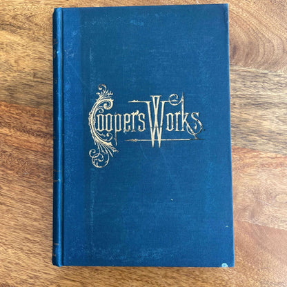 Cooper’s Works – Set of 5 Volumes (1, 7–10) Vintage Decorative Book Stack - Loom Vintage