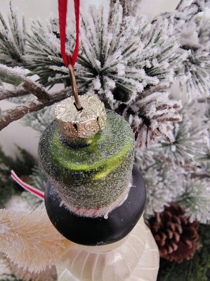 Hand-Blown Glass Snowman Christmas Ornament – The Mercantile Collection by DEMDACO – photo 8 of 9