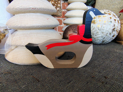 Vintage Hallmark Wooden Goose Christmas Napkin Rings – Set of 2 – photo 5 of 8
