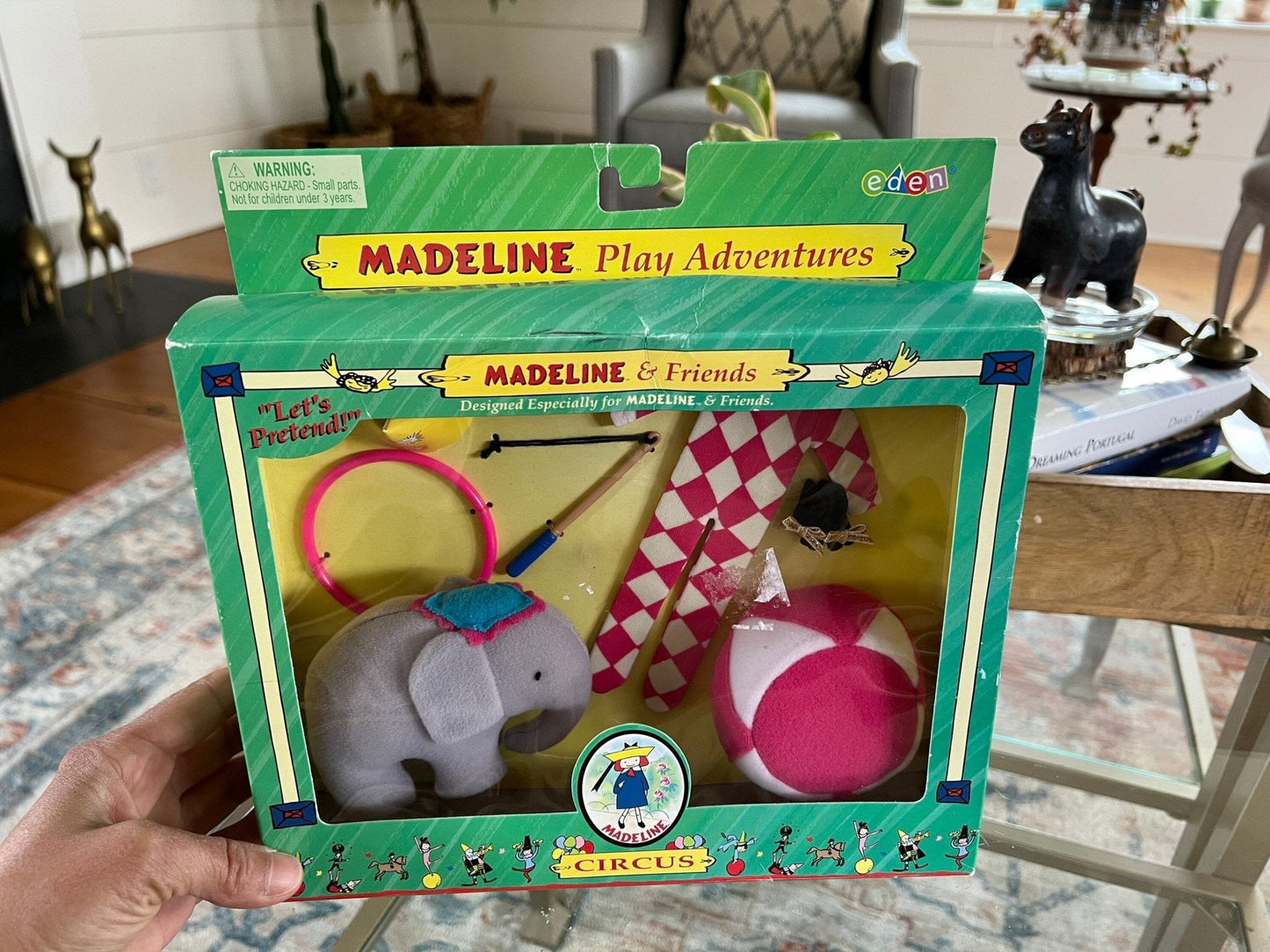 Eden Toys Madeline & Friends Circus Play Adventures Set — New in Original Box, c. 2000 - Loom Vintage