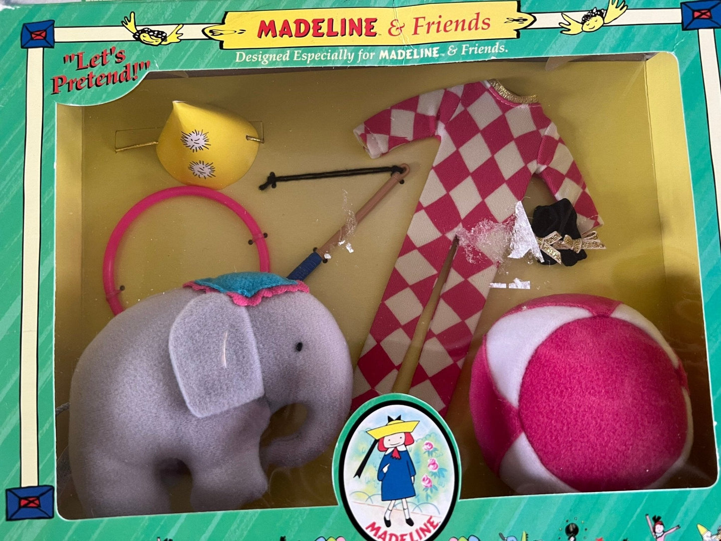 Eden Toys Madeline & Friends Circus Play Adventures Set — New in Original Box, c. 2000 - Loom Vintage