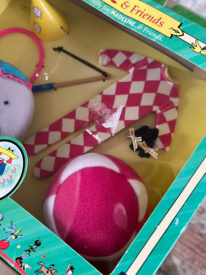 Eden Toys Madeline & Friends Circus Play Adventures Set — New in Original Box, c. 2000 - Loom Vintage