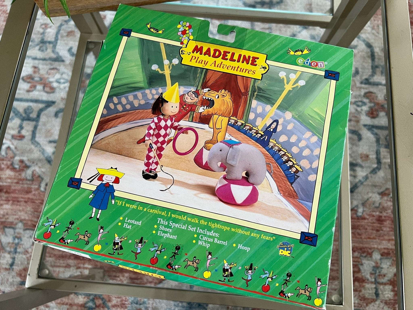 Eden Toys Madeline & Friends Circus Play Adventures Set — New in Original Box, c. 2000 - Loom Vintage