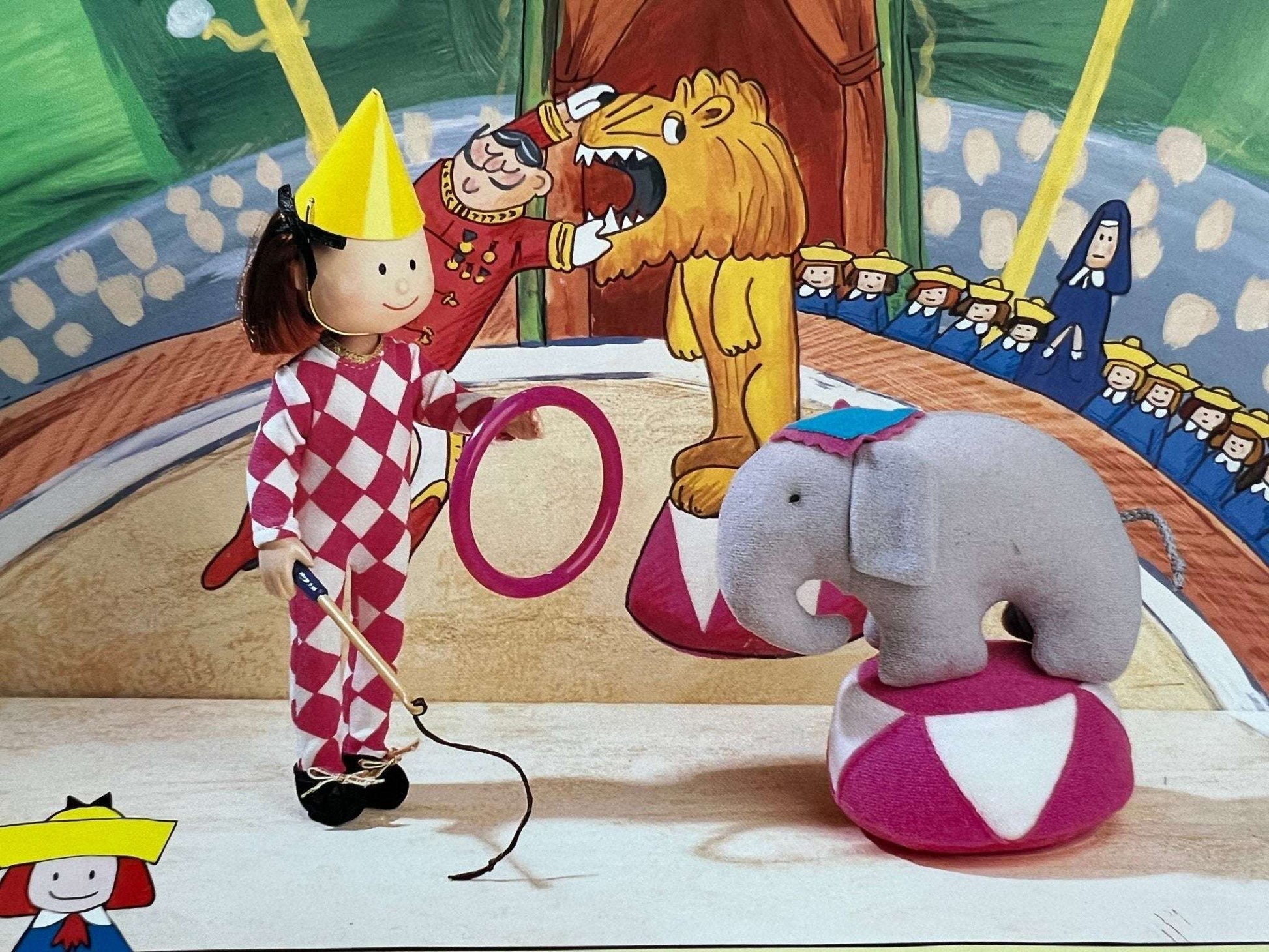Eden Toys Madeline & Friends Circus Play Adventures Set — New in Original Box, c. 2000 - Loom Vintage