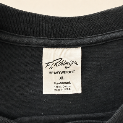 FL Robinson Heavyweight size XL Made in USA neck tag, vintage 1994 tour t-shirt