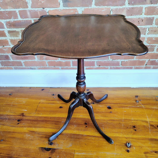 Ferguson Bros. Co. Square - Top Wooden Dessert Stand No. 8030, Hoboken, NJ - Loom Vintage