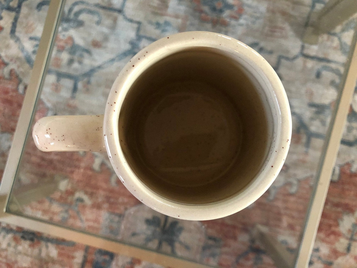 Florida Souvenir Coffee Mug — Sailing Scene, Beige, 5"H, c. 1970s - Loom Vintage