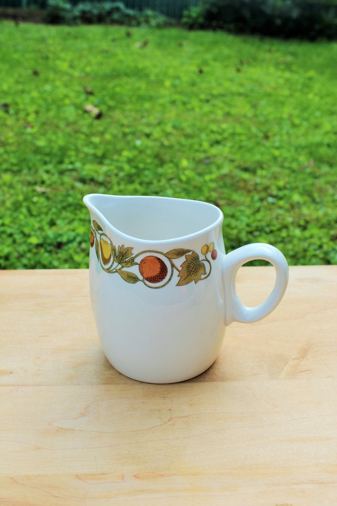 Franciscan Whitestone Ware "Pickwick" Cream & Sugar Set — Interpace, Japan, Oven Safe - Loom Vintage