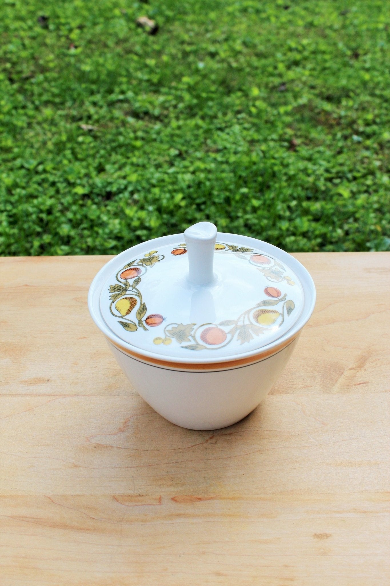 Franciscan Whitestone Ware "Pickwick" Cream & Sugar Set — Interpace, Japan, Oven Safe - Loom Vintage
