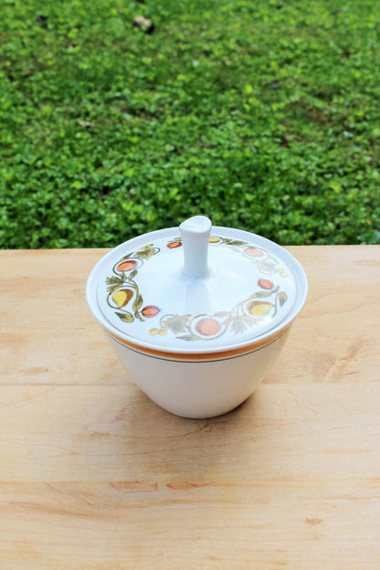 Franciscan Whitestone Ware "Pickwick" Cream & Sugar Set — Interpace, Japan, Oven Safe - Loom Vintage