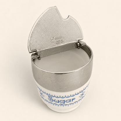 Open lid showing the "Gemco" maker's mark