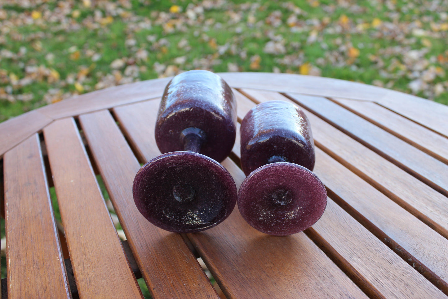 Vintage Wine and Water Glasses / Hand Blown Bubble Glass / Barware / Cocktails