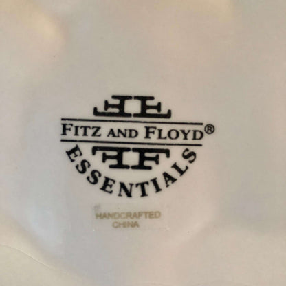Fitz and Floyd Christmas Bells & Bow Plate – Embossed Serving Dish – photo 9 of 10