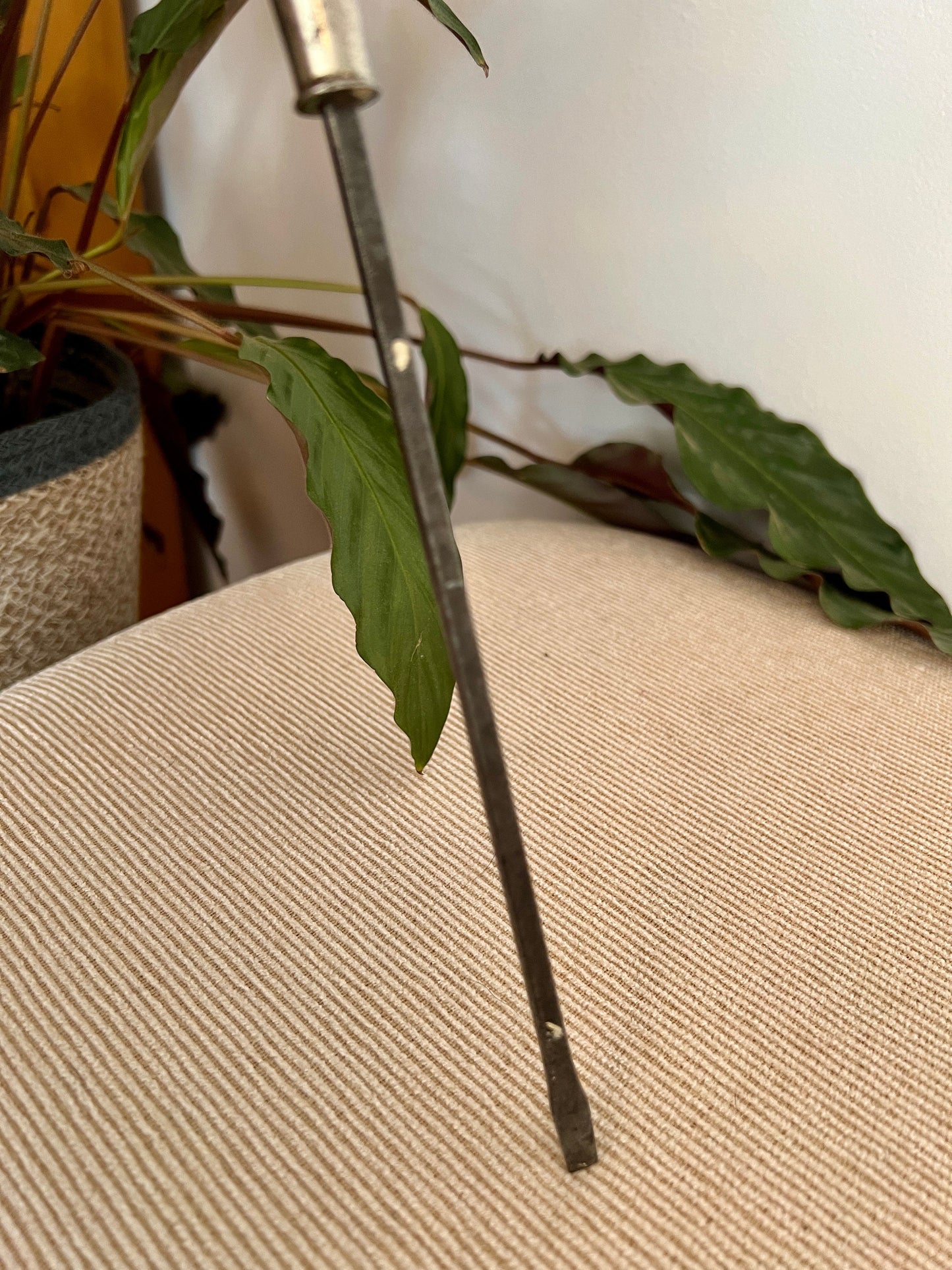 Vintage Wood Handled Screwdriver, MAC marking, Wooden Tools, Flat Head Hand Tool