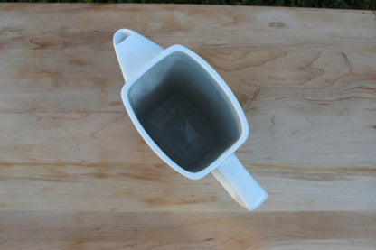 Imperial Stone "Fantasy" Pattern Pitcher — Hand - Painted, Japan, 8.5"H, Mid - Century - Loom Vintage