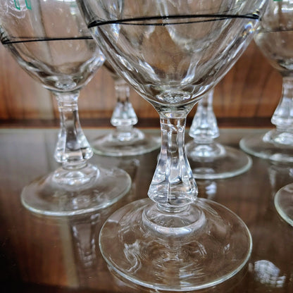 Irish Coffee Glasses with Gold Rim, Made in France, Set of 6 - Loom Vintage