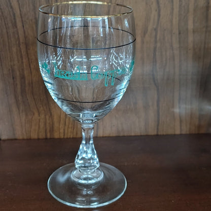 Irish Coffee Glasses with Gold Rim, Made in France, Set of 6 - Loom Vintage