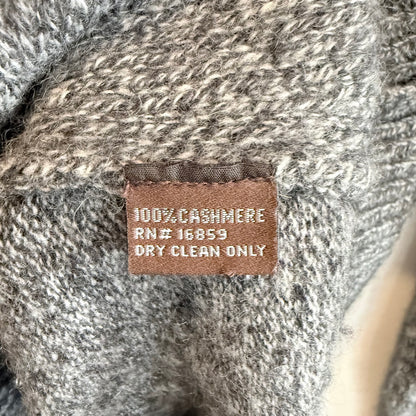 J.McLaughlin gray marled cashmere crewneck sweater, photo 7 of 7
