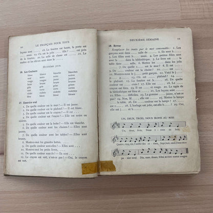 Le Français Pour Tous – Vintage French Language Primer by Noëlia Dubrule - Loom Vintage